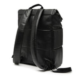 ボッテガヴェネタ マキシイントレチャート リュック バックパック ブラック レザー メンズ BOTTEGAVENETA 【中古】